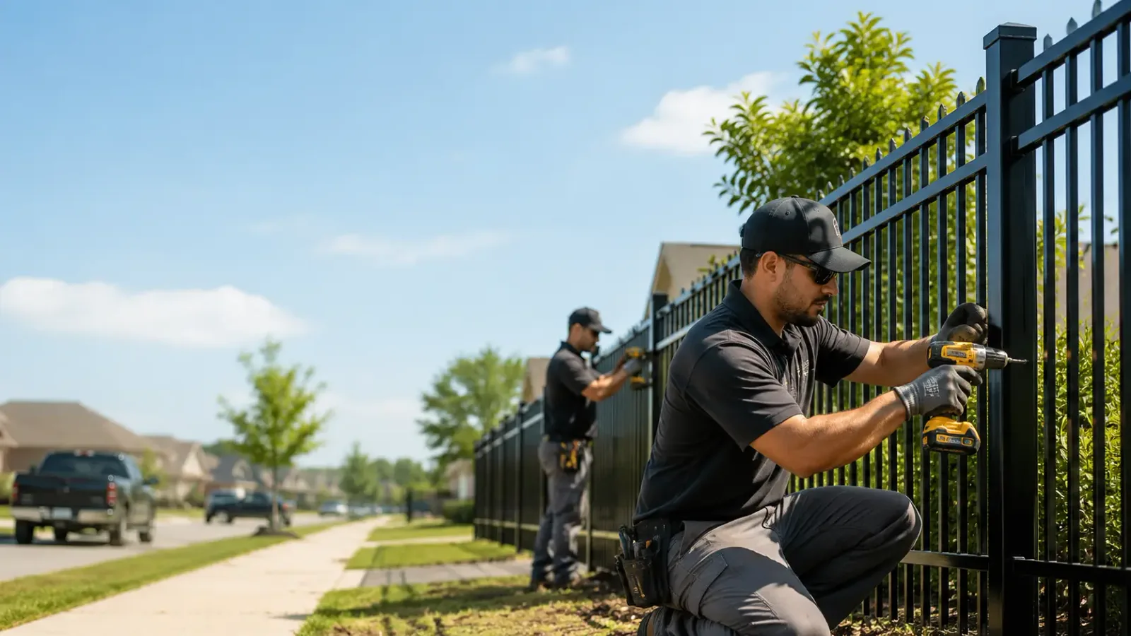 Metal Fence Installation in Campbellton, TX